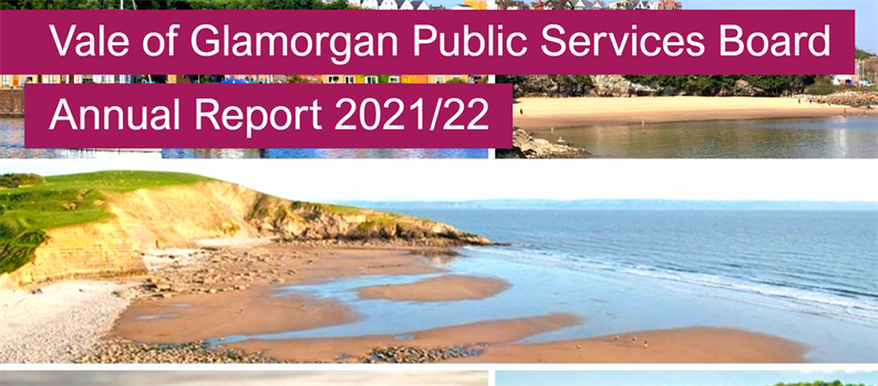Cover of Vale of Glamorgan PSB Annual Report 2021/22